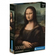 Mona Lisa Museum Collection 1000ks puzzle s plagátom - Clementoni