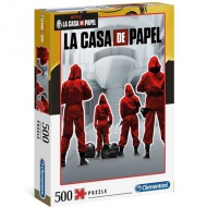 Money Heist: Červený overal 500 dielne puzzle - Clementoni