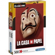 Money Heist: Maska Dali 500 dielne puzzle - Clementoni