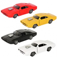 Naťahovacie autíčko Dodge Charger 500 so svetlom a zvukom 1/32 rôzne druhy