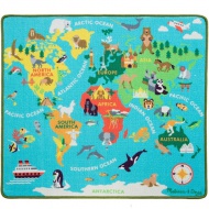 Okolo svet, koberec na hranie 100x90cm - Melissa &amp; Doug