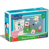 Peppa Pig Bingo a puzzle set - Clementoni