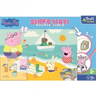 Peppa Pig SuperMaxi obojstranné puzzle 3v1 24ks