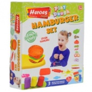 Play-Dough: Heroes Hamburger 7 dielny plastelínový set