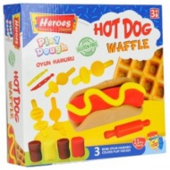 Play-Dough: Heroes HotDog a Vafle 11 dielny plastelínový set