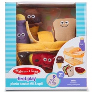 Plyšový piknikový košík 9 dielny set - Melissa &amp; Doug