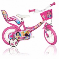 Princess ružový bicykel vo veľkosti 12"