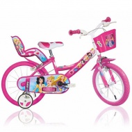 Princess ružový bicykel vo veľkosti 16"