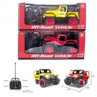 RC Jeep Wrangler terénne vozidlo na diaľkové ovládanie do dvoch farebných variantoch 1/18