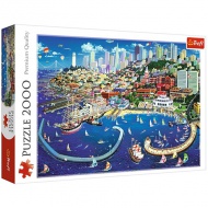 San Francisco záliv 2000 ks puzzle - Trefl