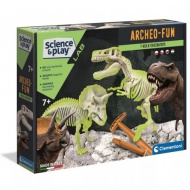 Science&amp;Play: Archeofun svietiaci T-rex a Triceratops archeologický set - Clementoni