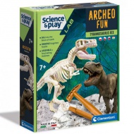 Science &amp; Play: T-RexFluorescenčná archeologická súprava T-Rex - Clementoni