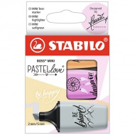 Stabilo: Boss Mini Pastellove 3 dielny set zvýrazňovačov