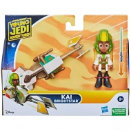 Star Wars: Dobrodružstvá malých Jediov - Kai Brightstar figúrka so záprahom 7,5cm - Hasbro