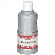 Strieborná temperová farba 250ml