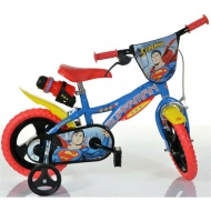 Superman modrý bicykel vo veľkosti 12