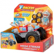 T-Racers: 2v1 Mega Striker super terénne vozidlo s figúrkou