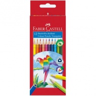 Farebné ceruzky trojuhilníkové 12 kusový set - Faber- Castell