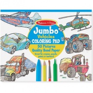 Vozidlá Jumbo omaľovánka - Melissa &amp; Doug