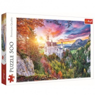 Výhlad na Neushwansteinský kaštieľ 500 dielne puzzle - Trefl