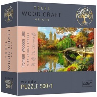 Wood Craft: Central Park Manhattan New York 500+1-dielne drevené puzzle - Trefl