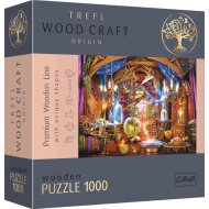 Wood Craft: Magická izba 1000-dielne prémiové drevené puzzle - Trefl