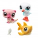 Littlest Pet Shop: 3-dielna sada figúrok v tube, rôzne druhy, 1 ks