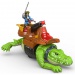 Fisher-Price: Imaginext krokodíl a kapitán Hook - Mattel