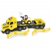 Magic Truck Technic: Kamión s buldozérom a svetlom 80 cm - Wader