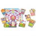 Montessori baby drevené puzzle - Lunapark