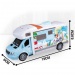 RC Holiday Travel karavan na diaľkové ovládanie so svetlom 27MHz 1/32  20cm