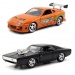 Rýchlo a zbesilo: Twin Pack Dodge Charger R/T a Toyota Supra kovové vozidlá 1/32 - Simba Toys